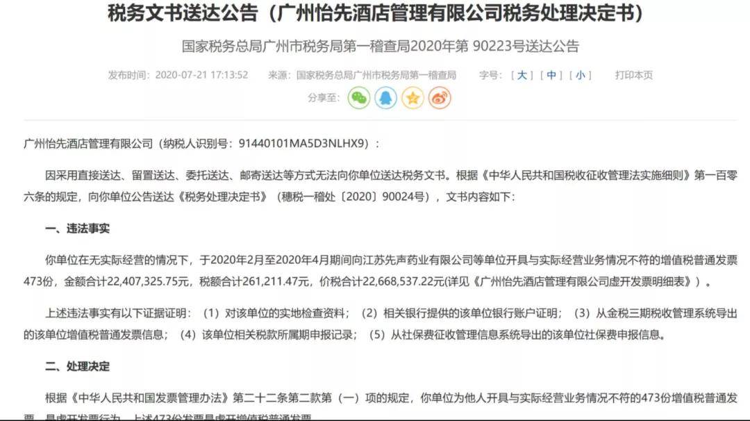 先声药业"带病过关"：被指虚开发票 还卷