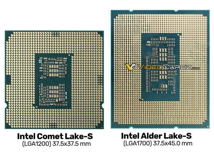 Lake|爆料称英特尔新一代Alder Lake处理器采用LGA 1700插槽和矩形基板