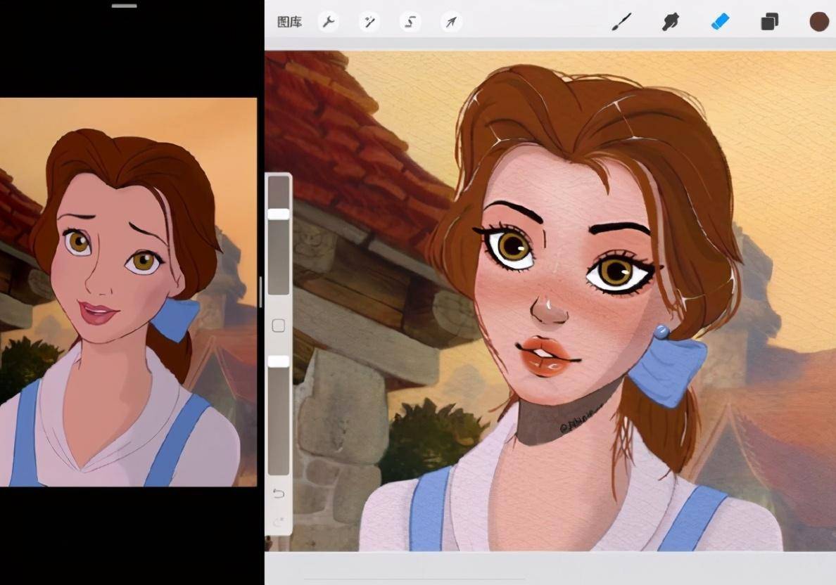 木兰|画师给迪士尼公主重新化妆，木兰气质太惊艳，美人鱼连人都变了