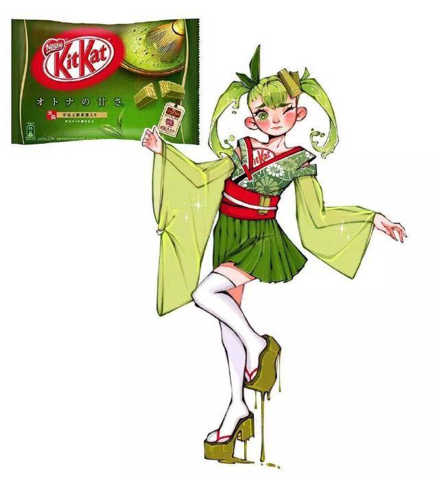 原创画师大佬将零食拟人,看到彩虹糖咽口水,奥利奥的颜值我太喜欢了