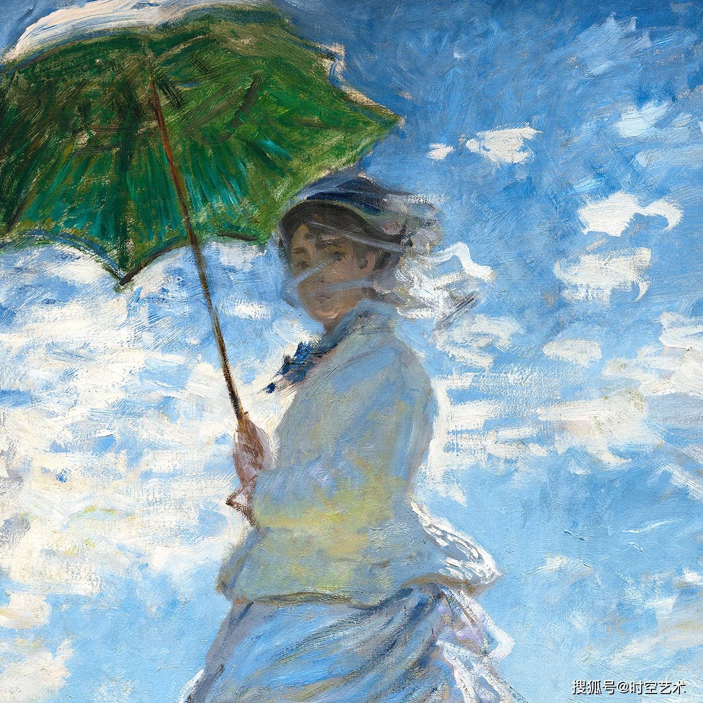 艺术共赏:打阳伞的女人