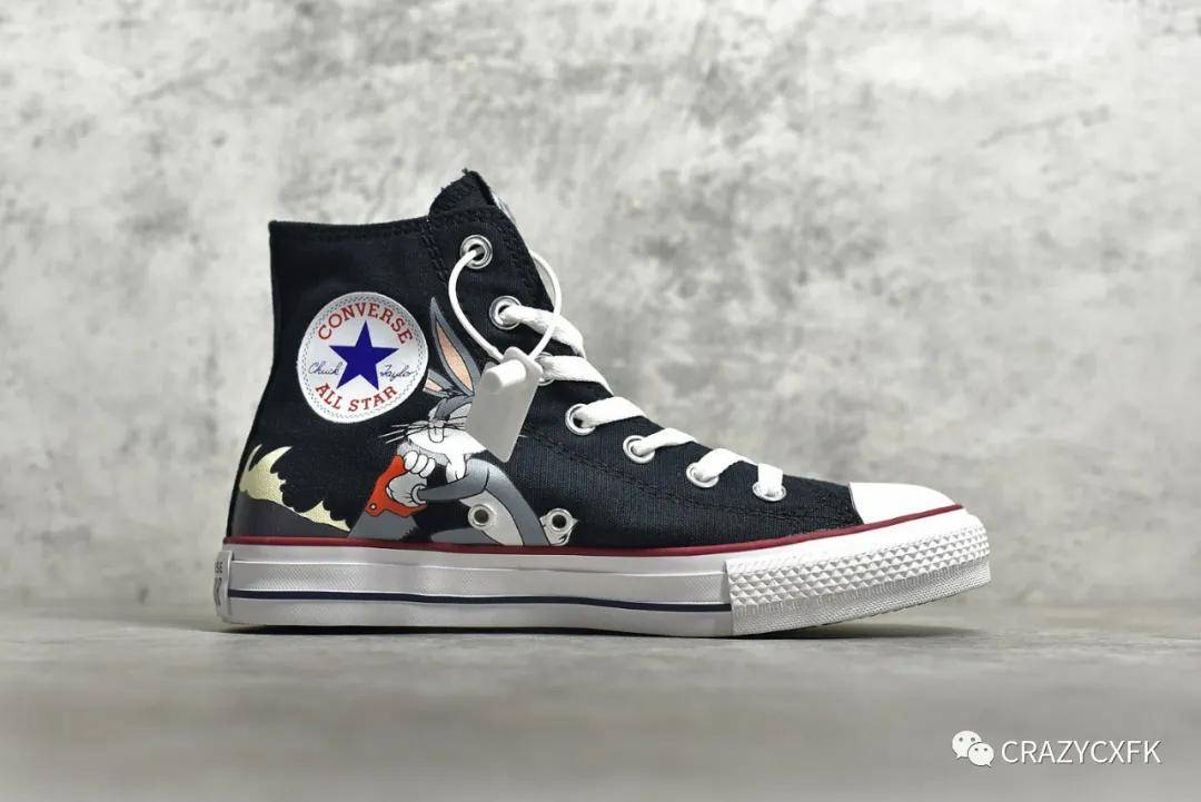 匡威遇见兔八哥 bugs bunny x converse 联名帆布鞋