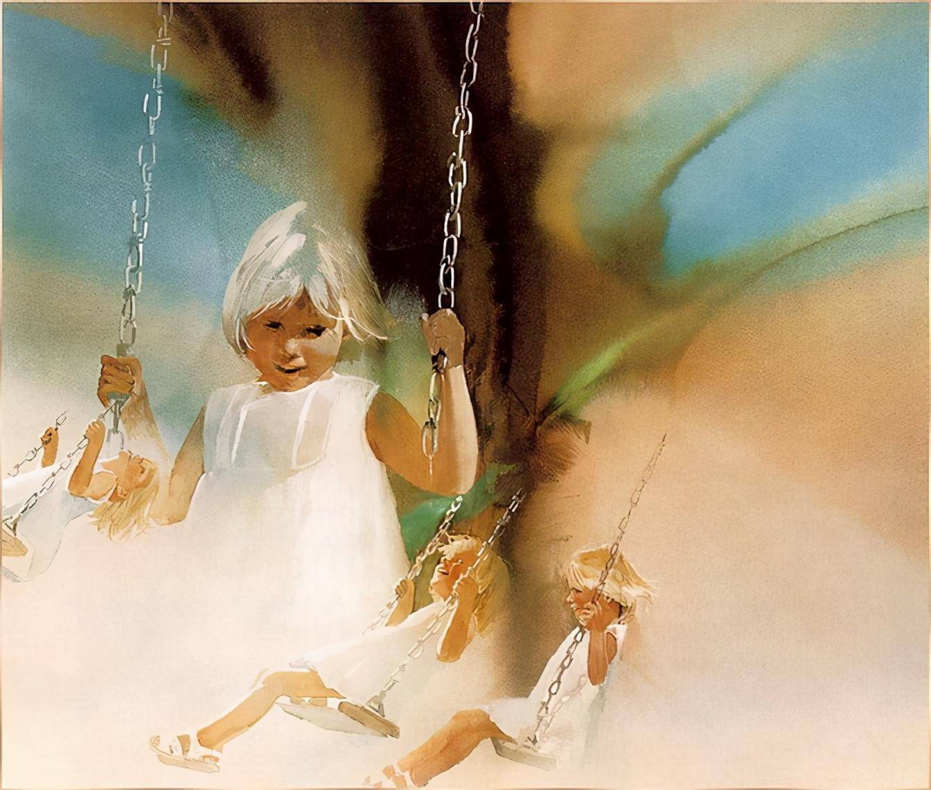 图片[15]-美国女画家卡罗琳·比利希作品，这画面真清爽-魔性次元