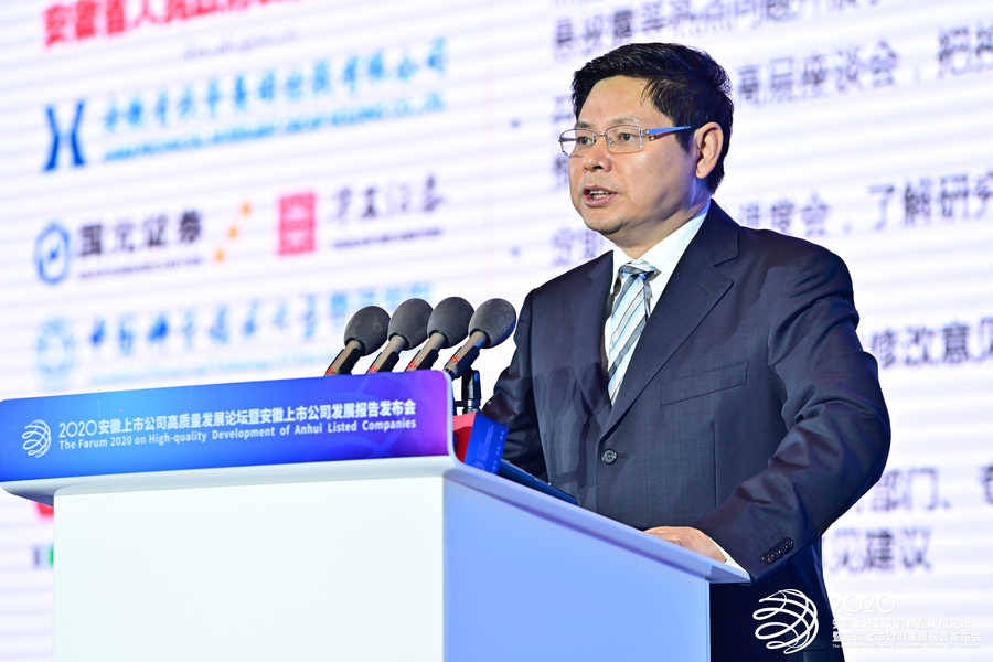 安徽省政府副秘书长,省政府发展研究中心党组书记,主任吴劲松 解读
