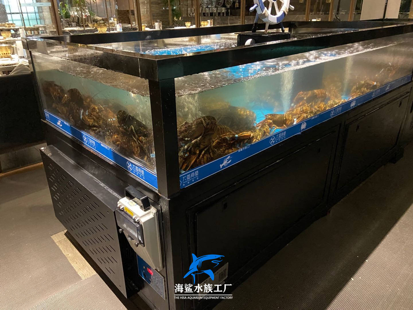 饭店餐饮鱼缸及酒店饭店海鲜池的定制方法---长沙海鲜