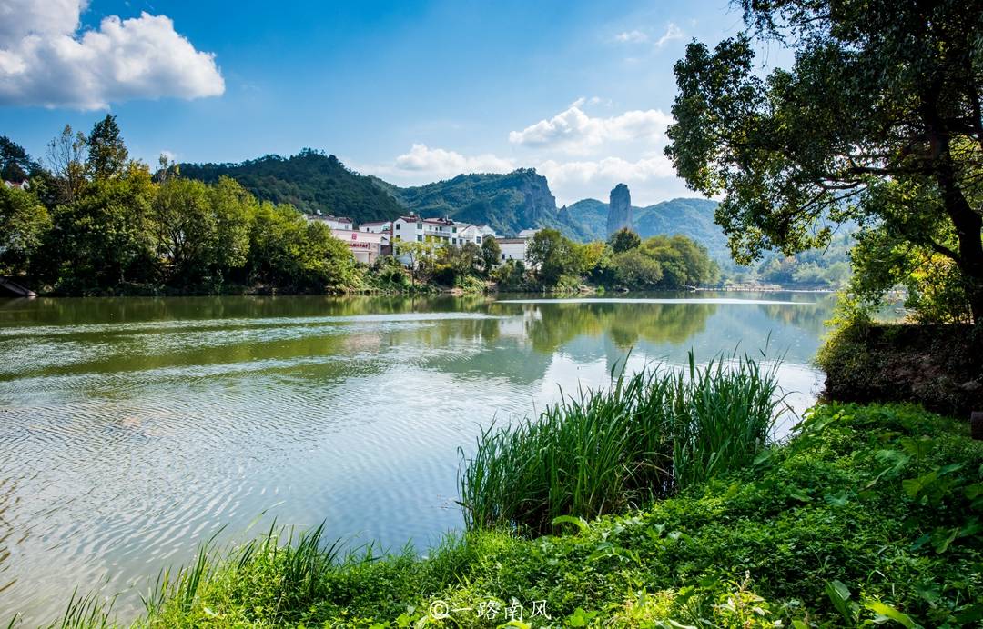 到浙江缙云旅游，发现一处“仙境”，感觉比画卷还美_朱潭山