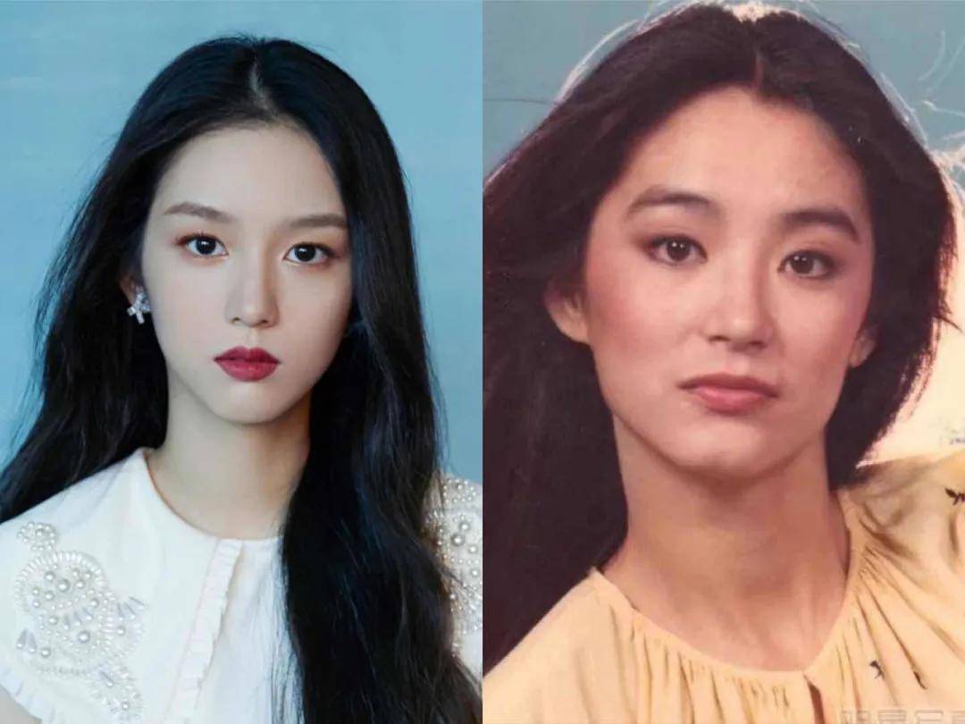 英气|顶级骨相组合风格!神似林青霞的当红小花靠它整的?