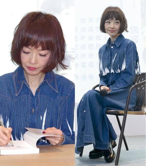 服装|鲁豫可别瘦了，都已经50岁了，穿裙子空空荡荡显的不太健康