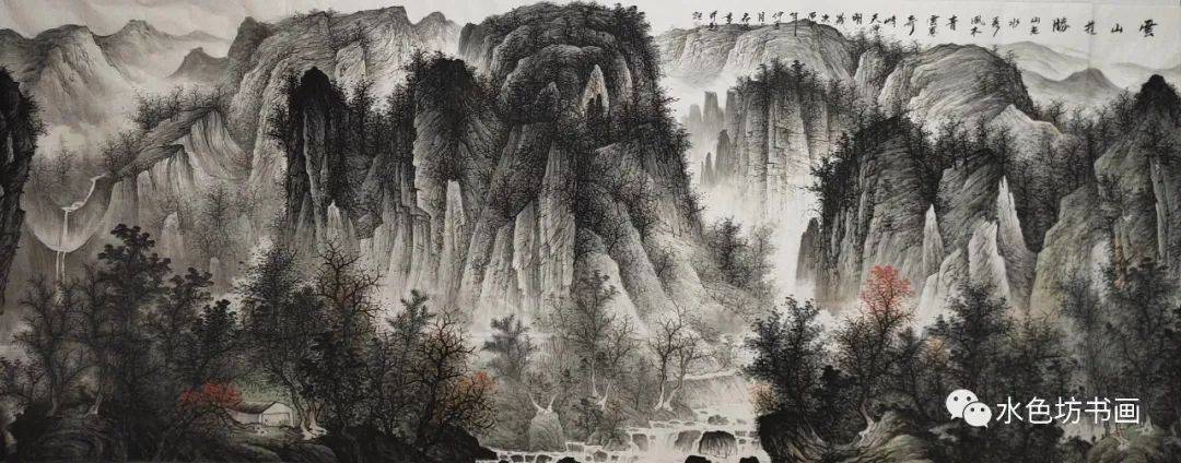 细细品味画家刘名杰老师的仿古山水画,一个突出的感觉是它的"气韵生动