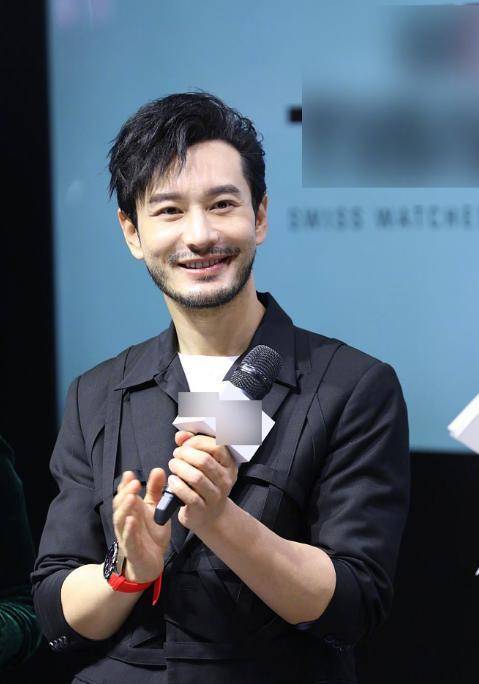 被43岁的黄晓明生图帅到,留络腮胡男人味足,不油腻反而很帅