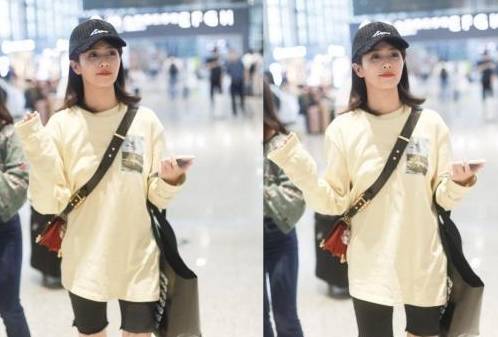 服装|白鹿在机场穿学生装，少女感十足似梦幻女友，谁看了不想谈恋爱？