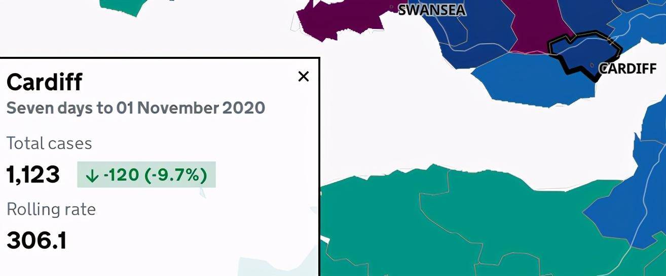 疫情|图解英国热门大学所在区域疫情形势！2021年初入学英国还能去吗？