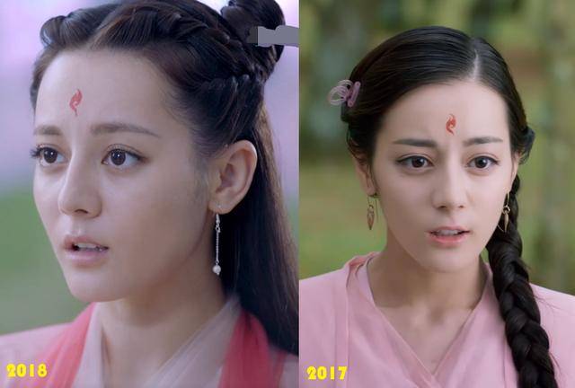 迪丽热巴|迪丽热巴的脸僵了？视频里留齐刘海显脸长，离开精修美貌不再