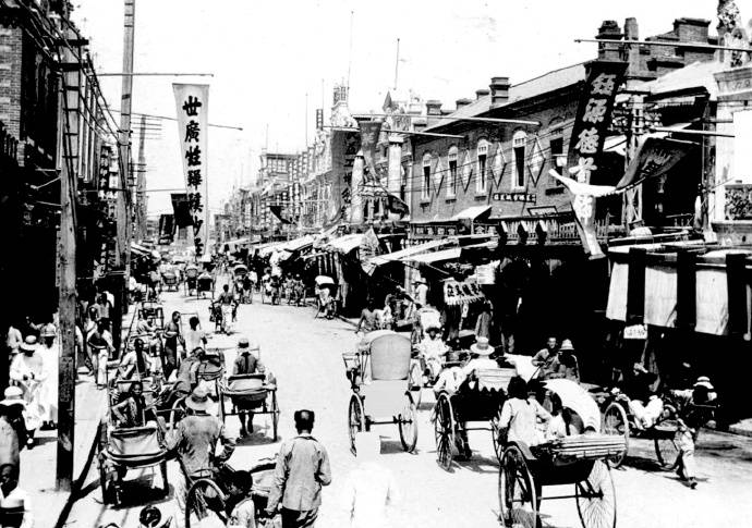 历史老照片:二十年代民国时期的天津