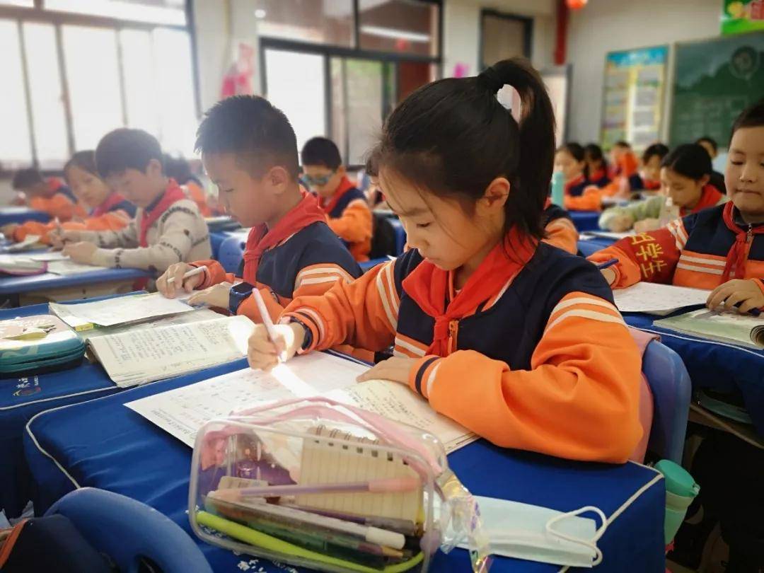 比赛|陕西师范大学奥林匹克花园学校小学部举行高段硬笔书写大赛