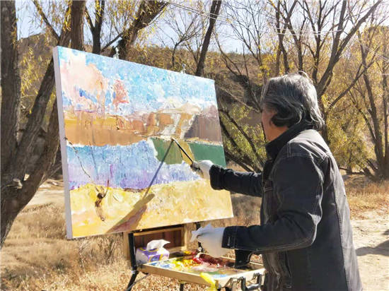 第三届"寻梦统万 写意靖边"全国油画名家写生活动圆满成功