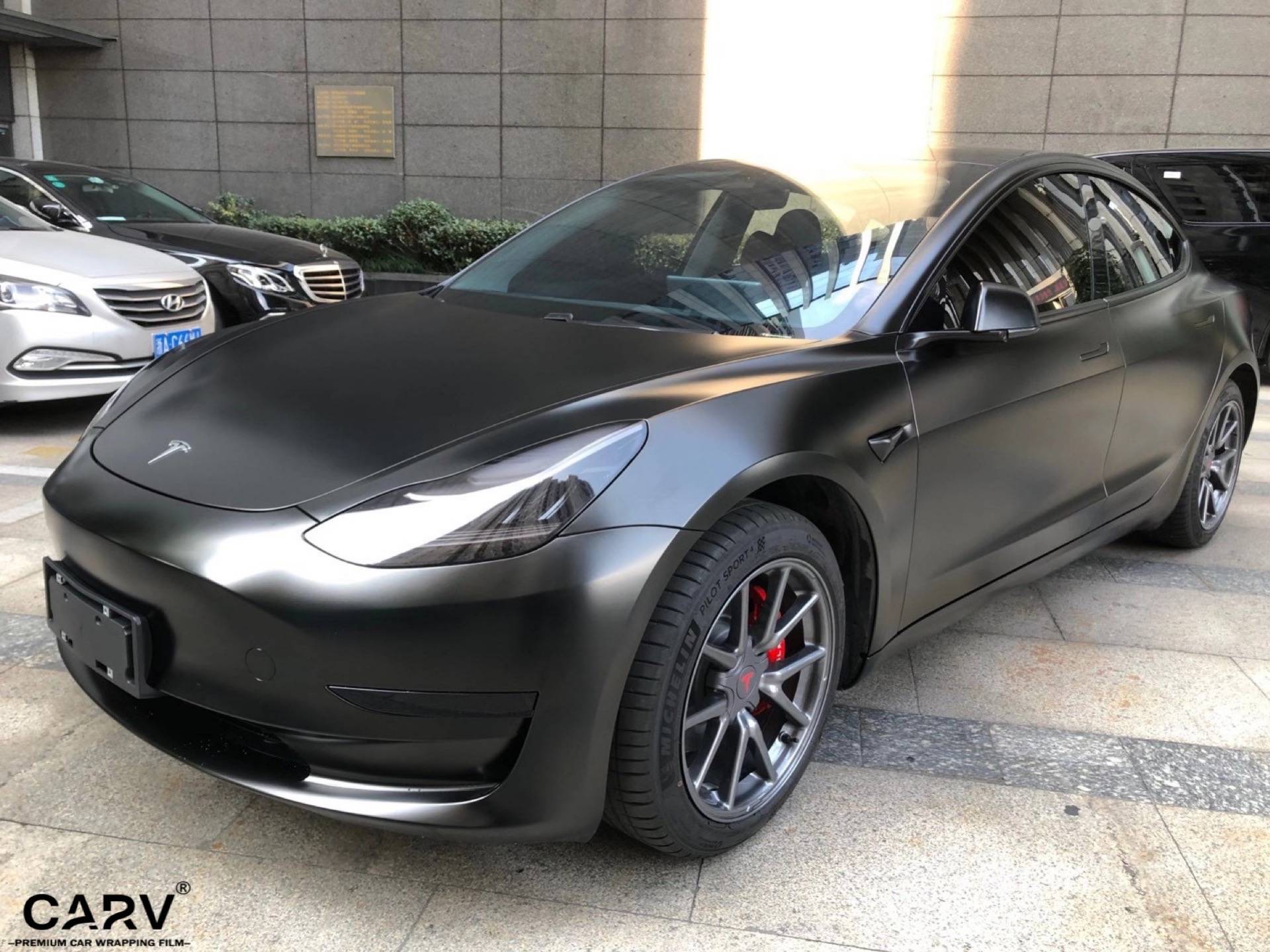 特斯拉model3 电光金属黑1219