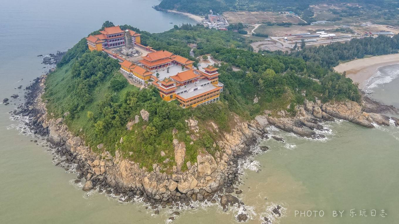 原创东平小众秘景地阳江小故宫飞龙寺靠山面海风景特美