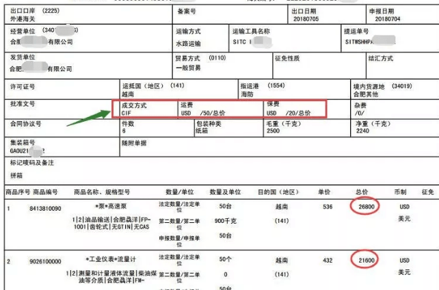 报关单上的成交方式非fob价,申报出口退税时应该如何快速录入?