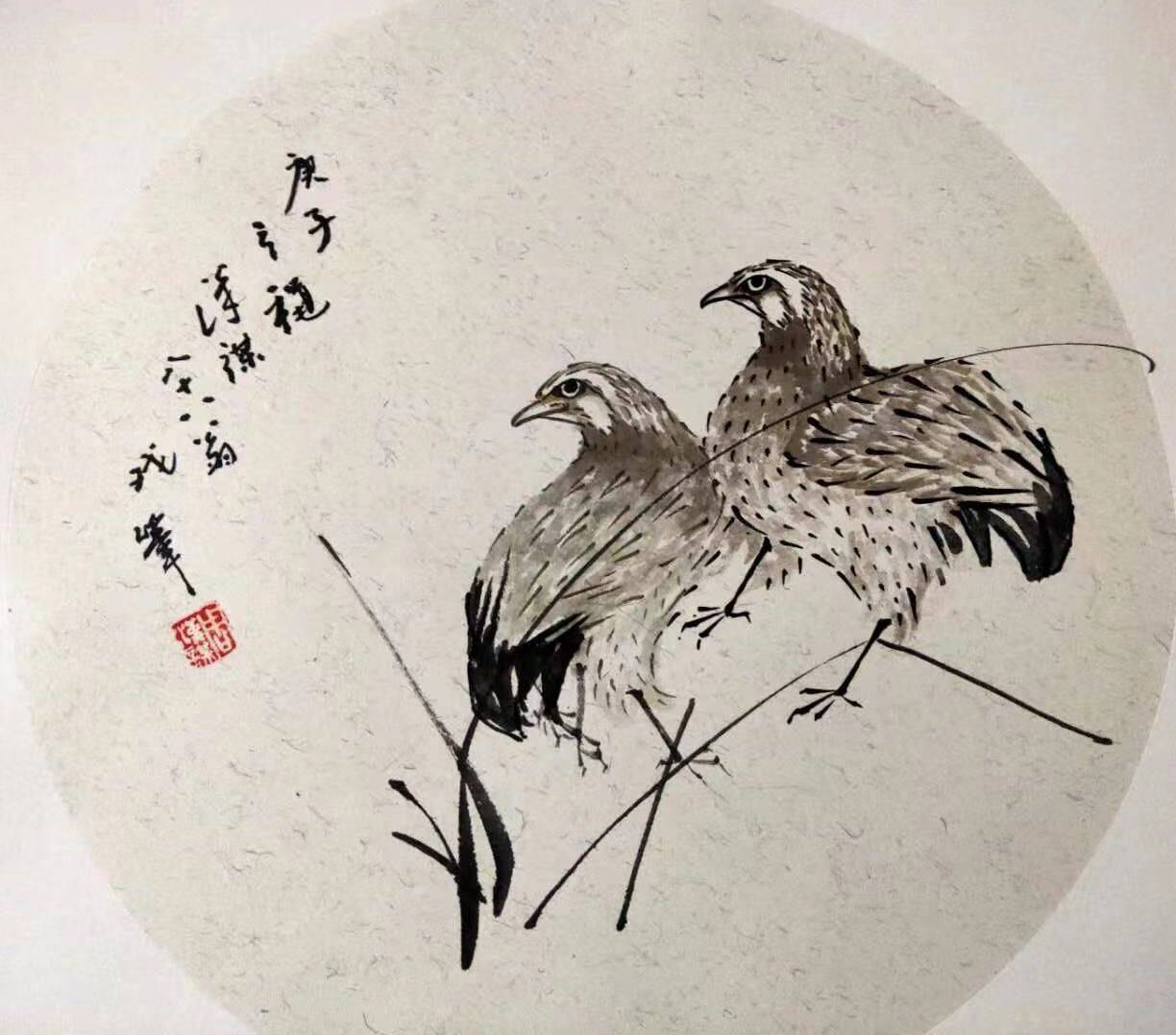 著名画家周汉谋艺术作品欣赏