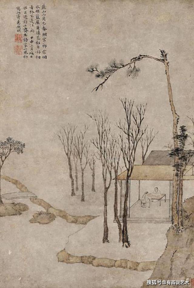 文化人画的画,就是"文人画"吗?_宫廷里