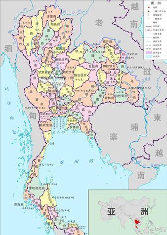 泰国面积还没有我国四川大,为何却划出77个省?三大原因说来无奈