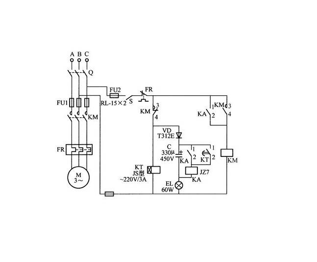电动机断电自动快速再启动电路接线图你学会了吗?非汽车