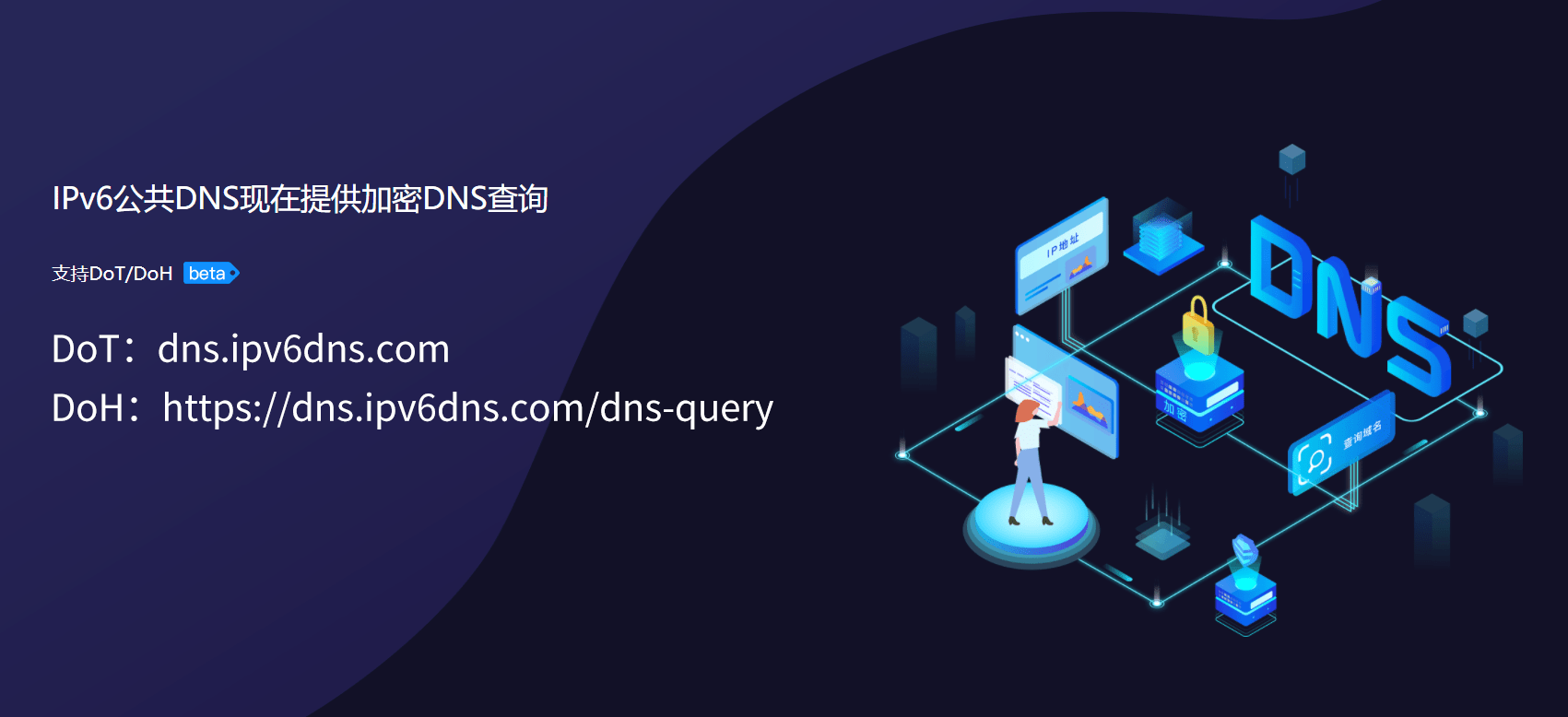 Ipv6 dns dot doh 