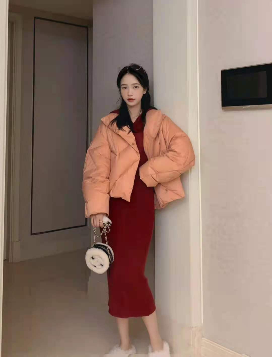 女生冬季日常穿搭 时尚保暖穿搭