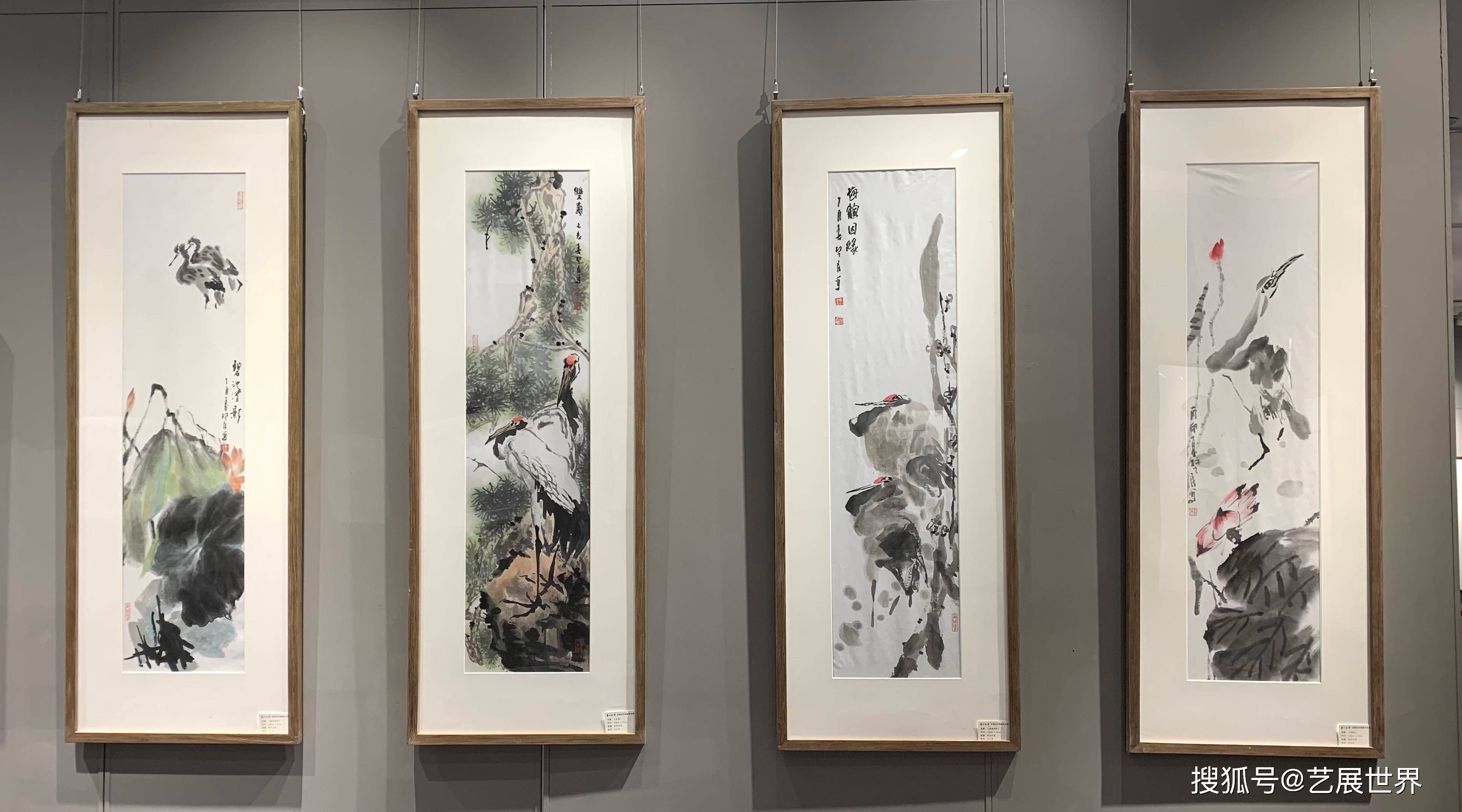 墨彩凝晖黄鹤随着墨彩飞赏黄鹤楼里画鹤人余楚民中国画作品展