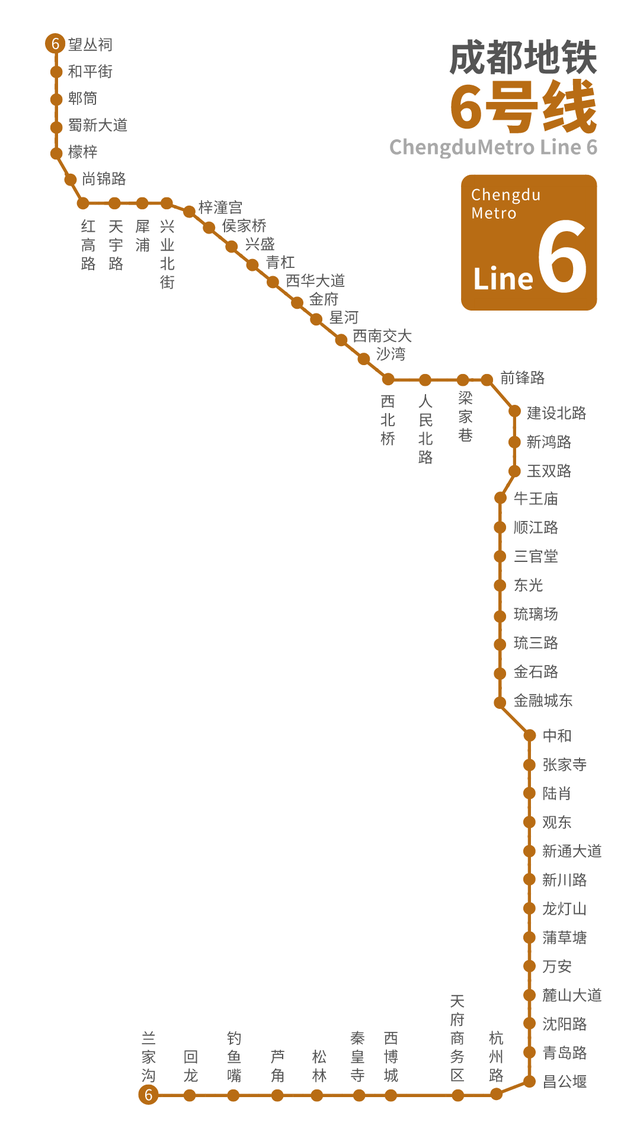 四川即将开通的地铁线,长68.76千米,设56站,途径成都7个行政区_线路