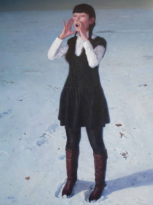 图片[18]-80后新锐画家——赵新雨油画中的青春少女-魔性次元