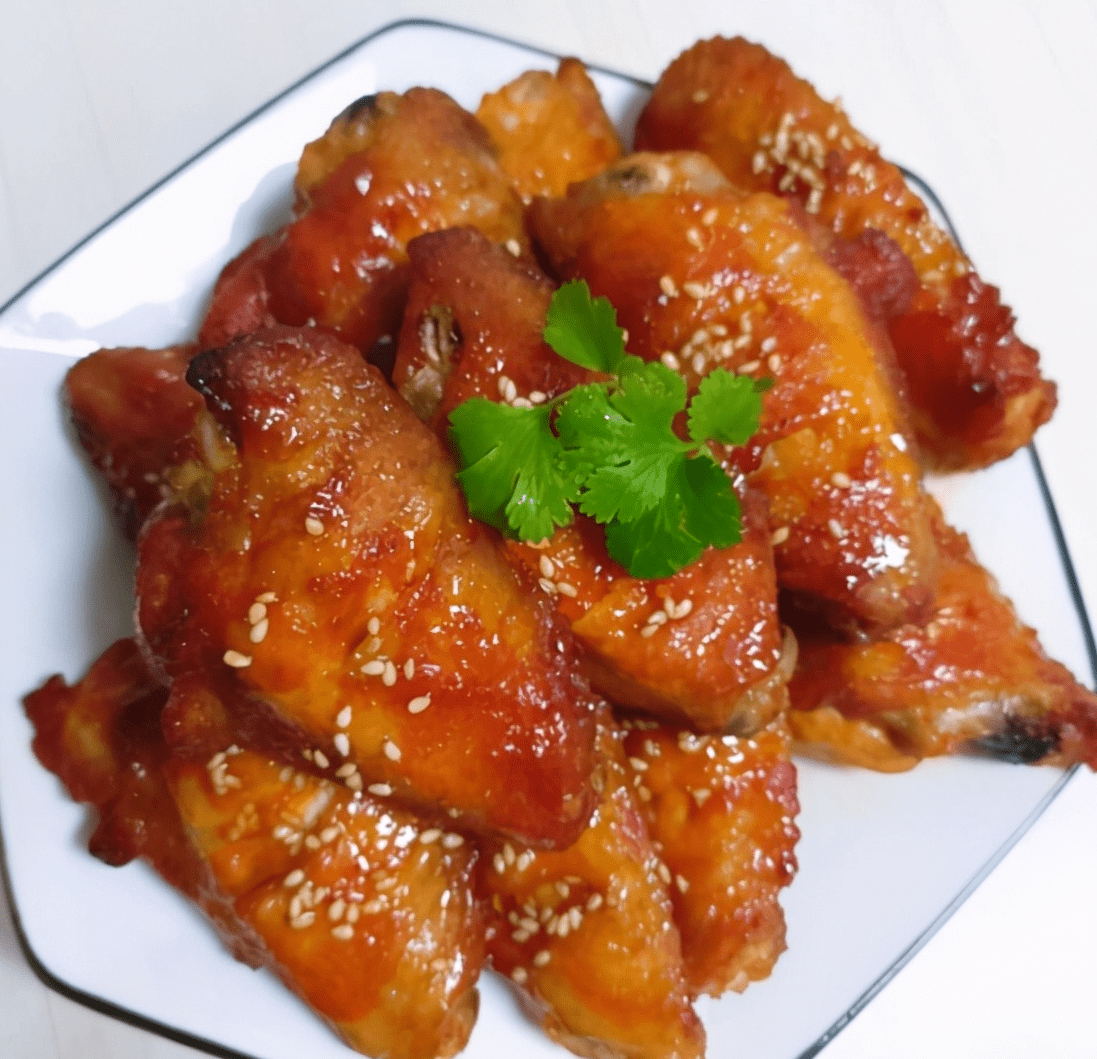 奥尔良烤翅中,真是小朋友的最爱
