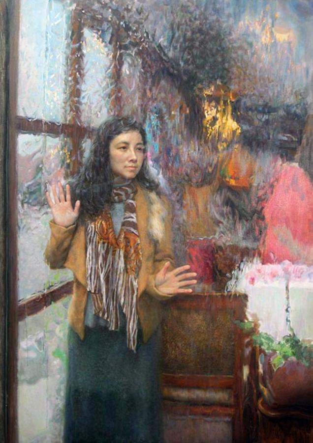 图片[2]-上海师范大学美术学院美女教授张忆周，油画作品欣赏-魔性次元