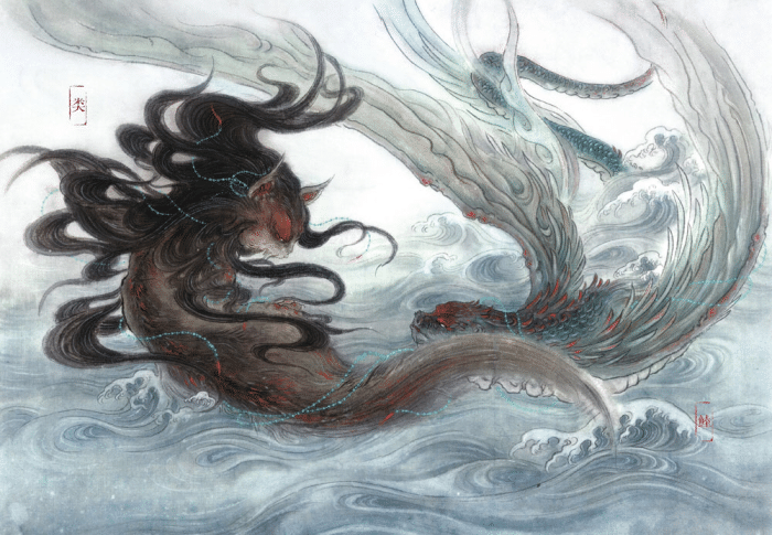 梦境奇缘，探寻梦见不知是龙还是鱼在天上的深层寓意