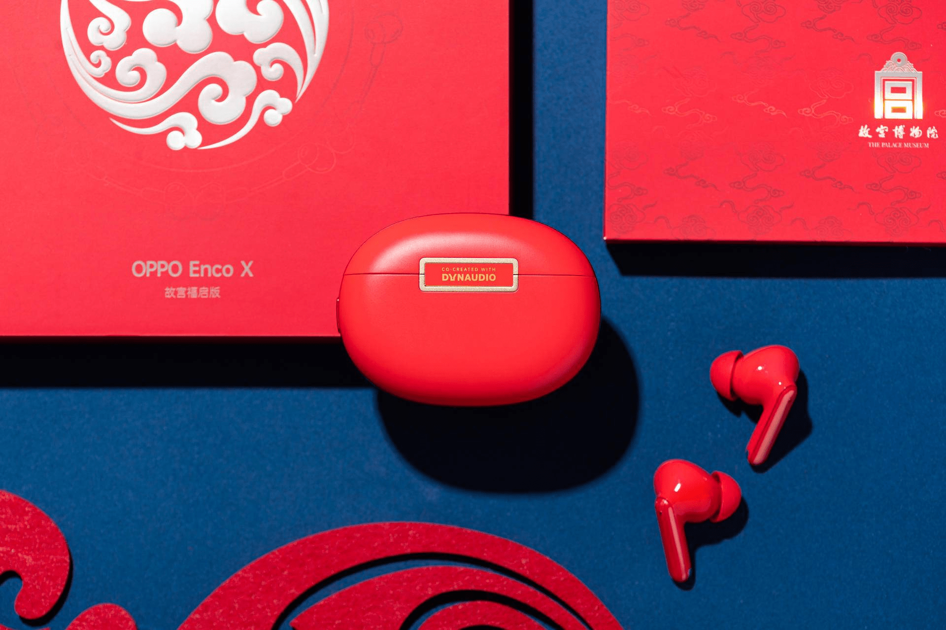 中国风!oppo enco x故宫福启版图赏,一眼就是年味