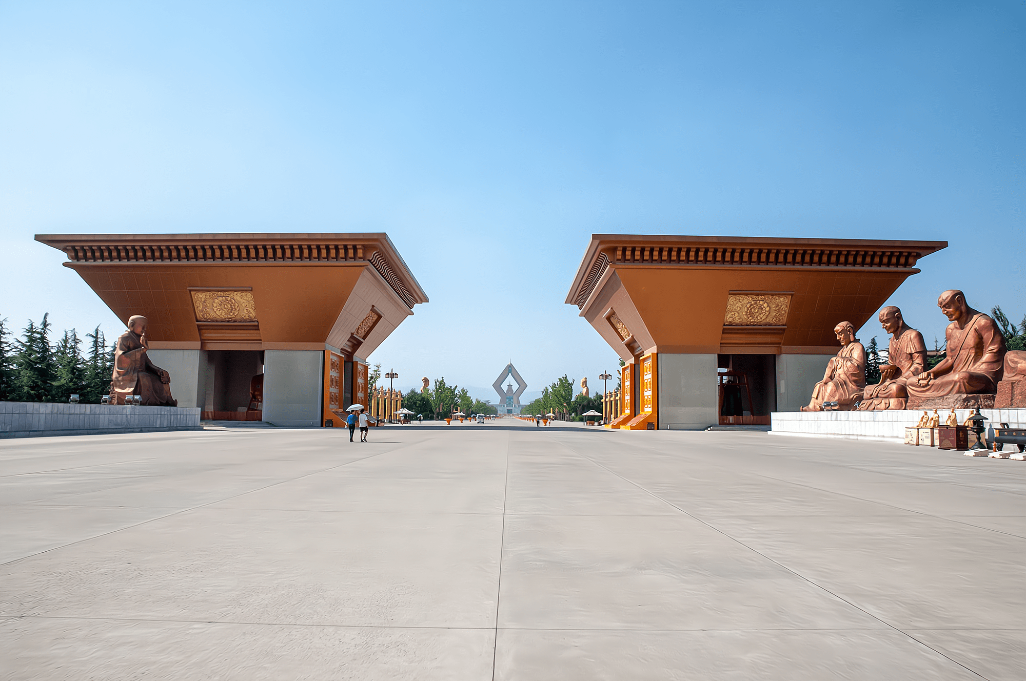 陕西法门寺，斥资50亿重建舍利塔，如今成“世界第九大奇迹”_寺院