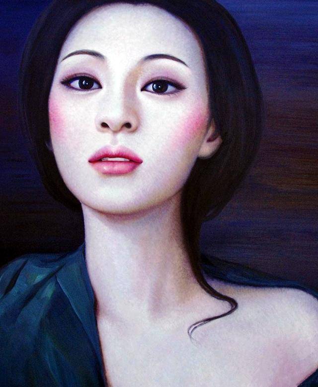 图片[2]-青年艺术家张向明油画中的北京女孩-魔性次元