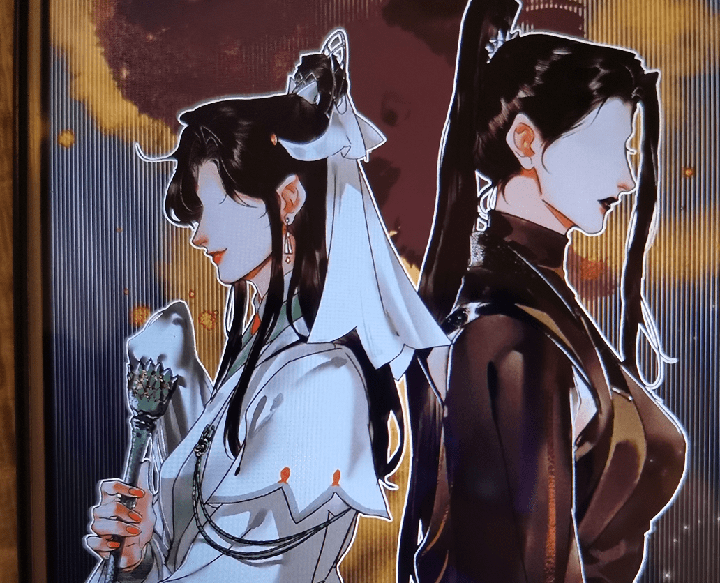 《天官赐福》漫画,三郎换号略敷衍,风师娘娘女装之余还涂指甲油