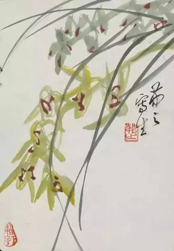 中国浙派花鸟画大师——吴茀之《写生册》欣赏