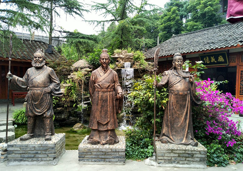 三国人物主题雕塑