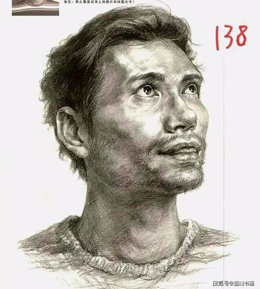 素描头像考试过程中,画得不像却得了高分,让人难以接受