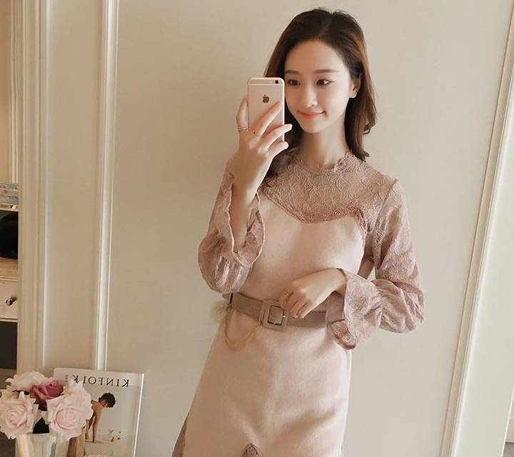 让蕾丝裙来守护你的少女心,时髦又淑女是它的标签.