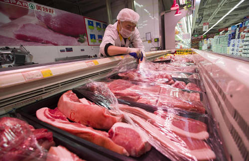 原国家已投入50万吨储备肉。为什么肉的价格还没有下降?他们都买了!