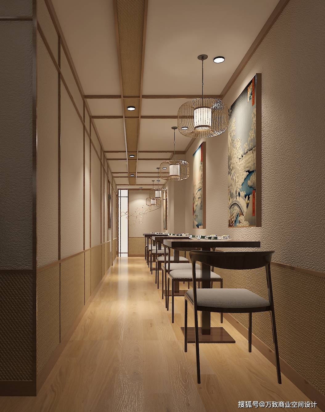 万致设计 | 浓厚的日式餐厅装修，南宁『七星』日料店设计-搜狐大视野-搜狐新闻