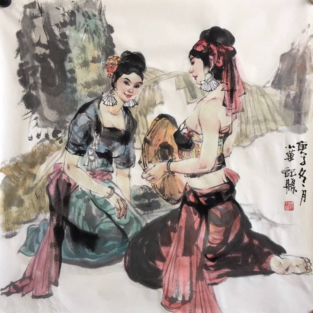 中国画名家—画家杨小华作品欣赏