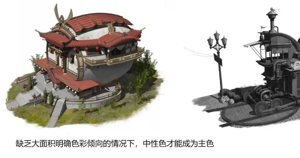 原画|25个步建筑场景原画画法