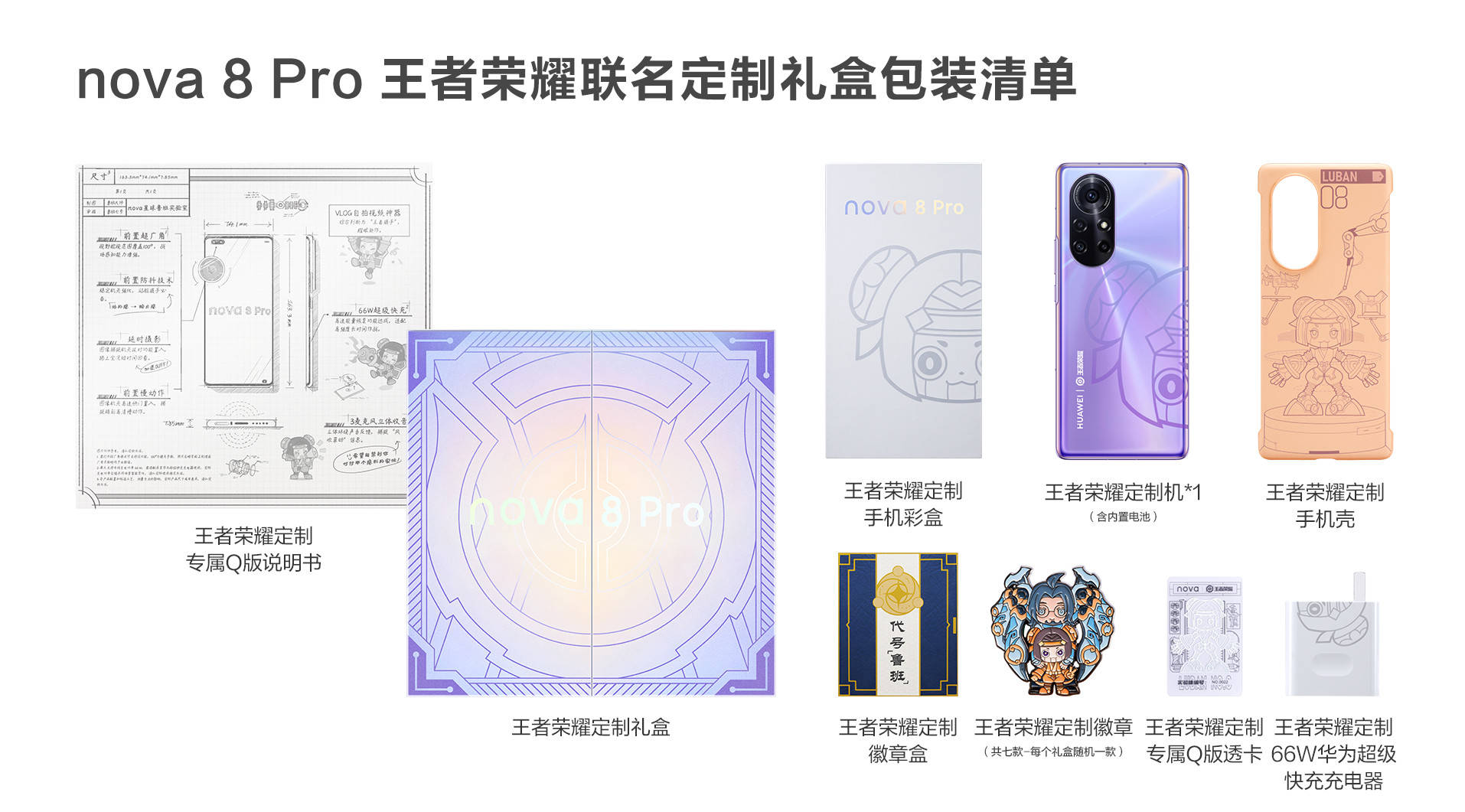 王者|华为nova 8 Pro王者荣耀定制礼盒上架：3999元