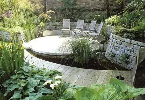庭院景观水池,让人与自然之间和谐共处,岁月静好