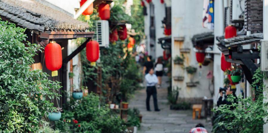 原创杭州小众目的地,保留完好的古街巷,比河坊街清净游客不多